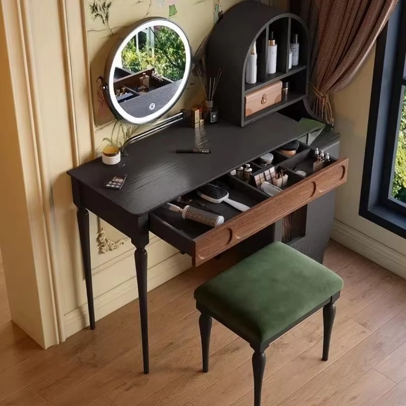 Table de toilette noire italie - Beauty Makeup Vanity Set avis et prix